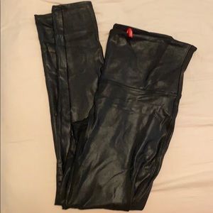SPANX Faux Leather Leggings